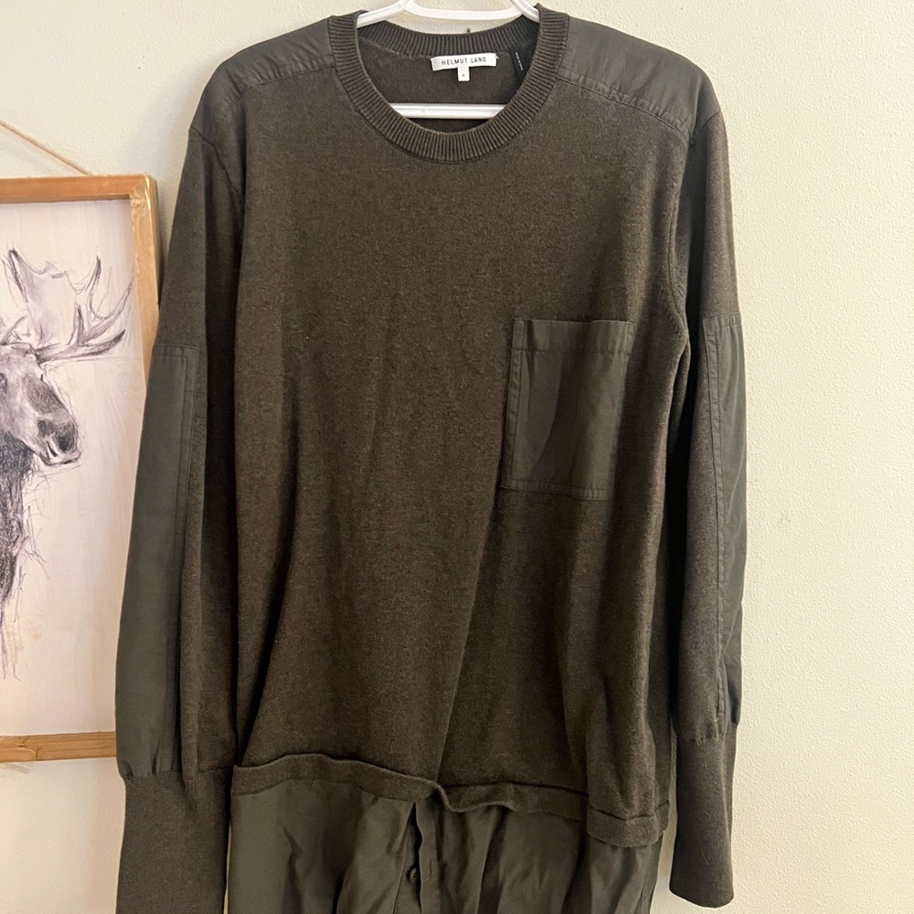 Helmut Lang Long Sweater Shirt
